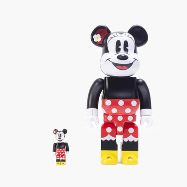 Medicom Toy Be@rbrick 100%+400% Minnie Mouse-14MINNIE-Multi-One Size-SUEDE Store