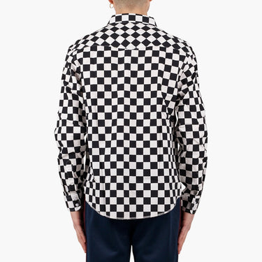 Stussy Checker Western Long Sleeve Shirt-SUEDE Store