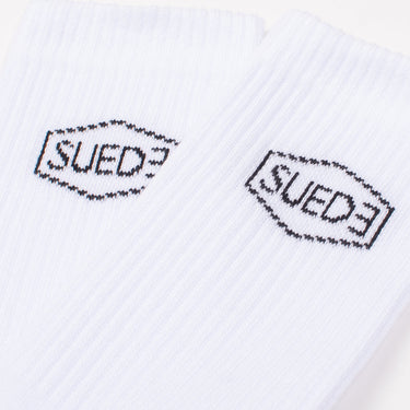 SUEDE Basic Socks-SUESOCKW-White-One Size-SUEDE Store