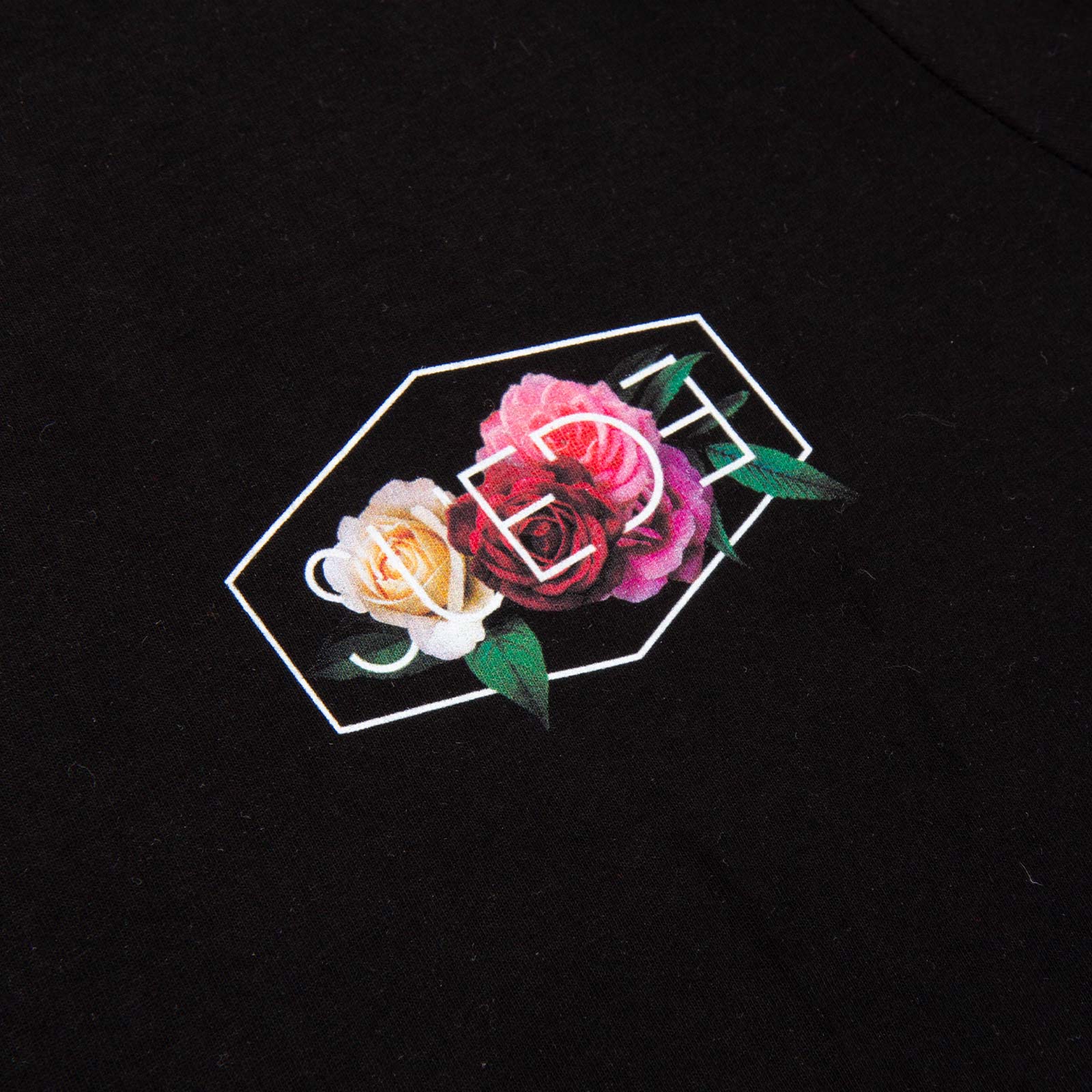 SUEDE Floral Logo T-Shirt-SUEDE Store